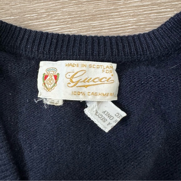 Vintage Gucci Cashmere Sweater - Picture 2 of 6